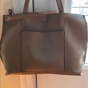 Urban Outfitters leather tote bag.